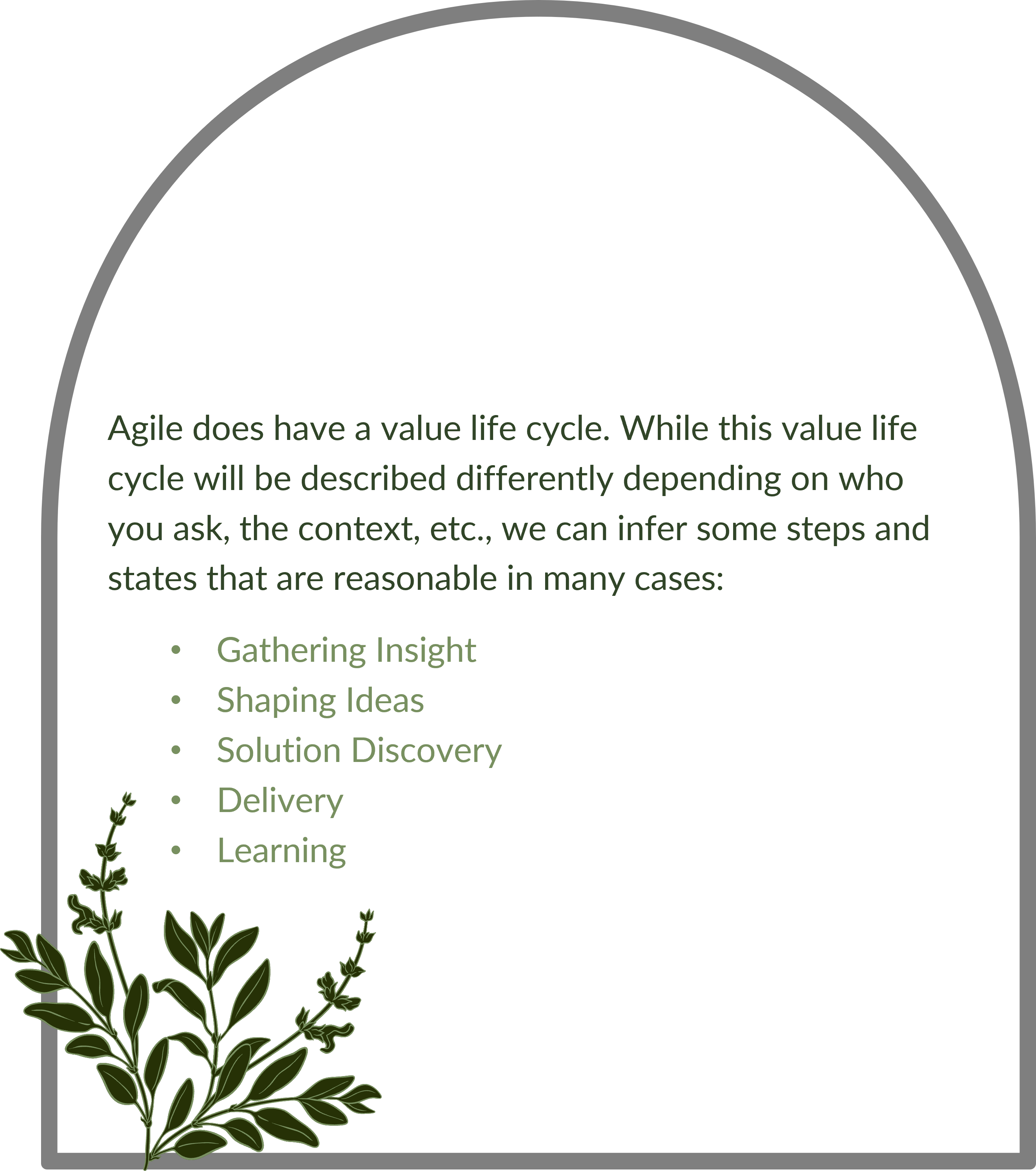 What is the Agile Life Cycle?